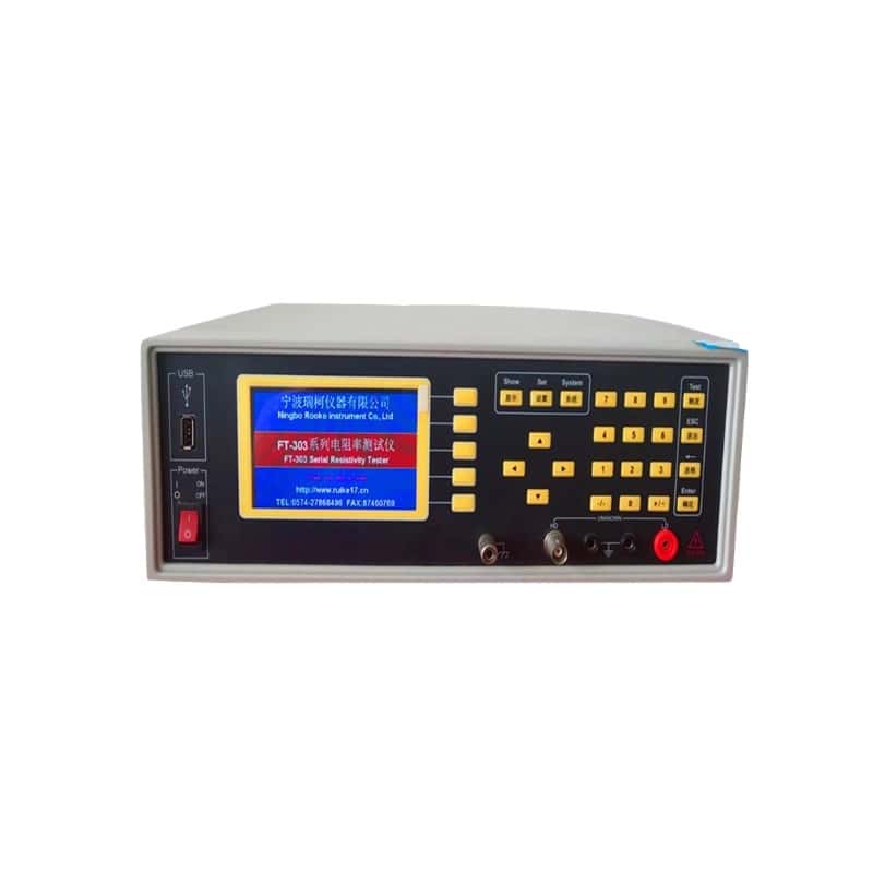 FT-303D/FT-303E 導電橡膠及靜電橡膠電阻率測試儀 產品詳情